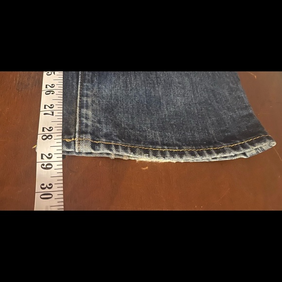 Vintage Y2K Abercrombie & Fitch Distressed Classic Straight Cut Denim Jeans - Picture 5 of 9